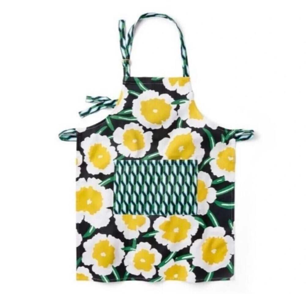 Diane Von Furstenberg x Target Poppy Geo Print Kitchen Apron with Pocket